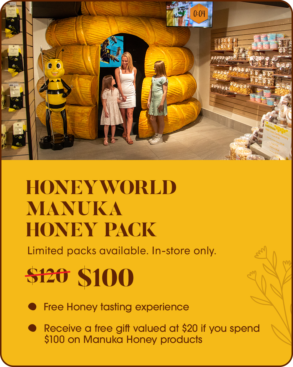 Honeyworld Manuka Honey Pack